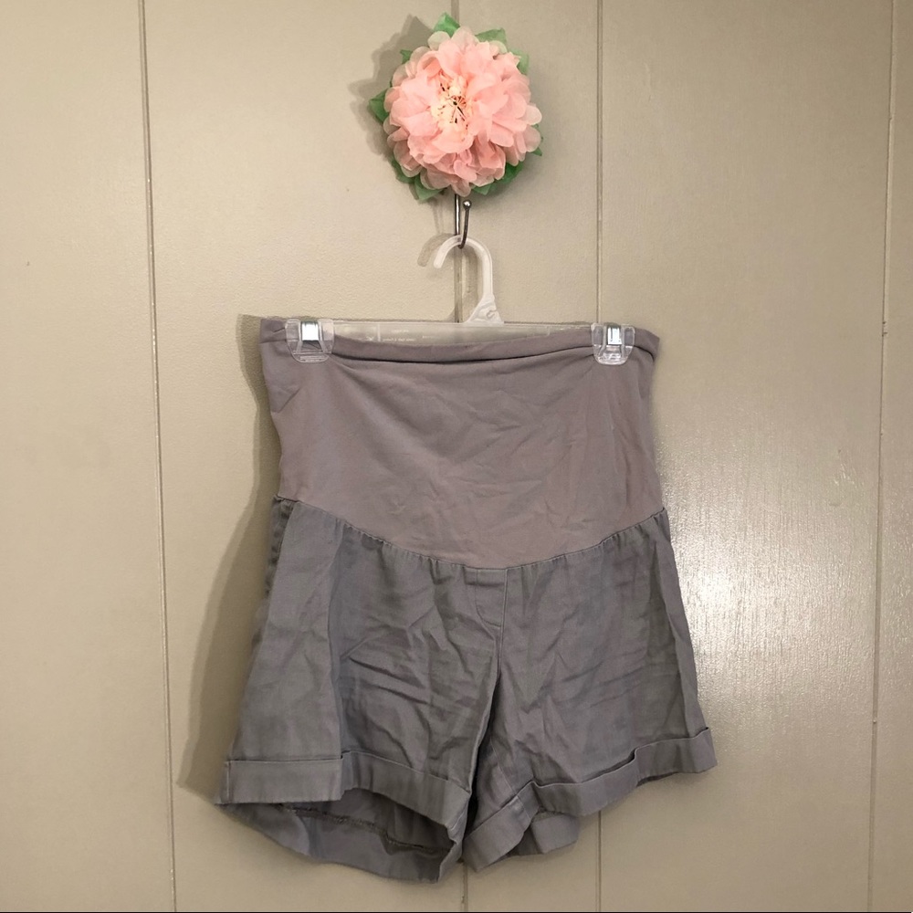 Gray Maternity shorts